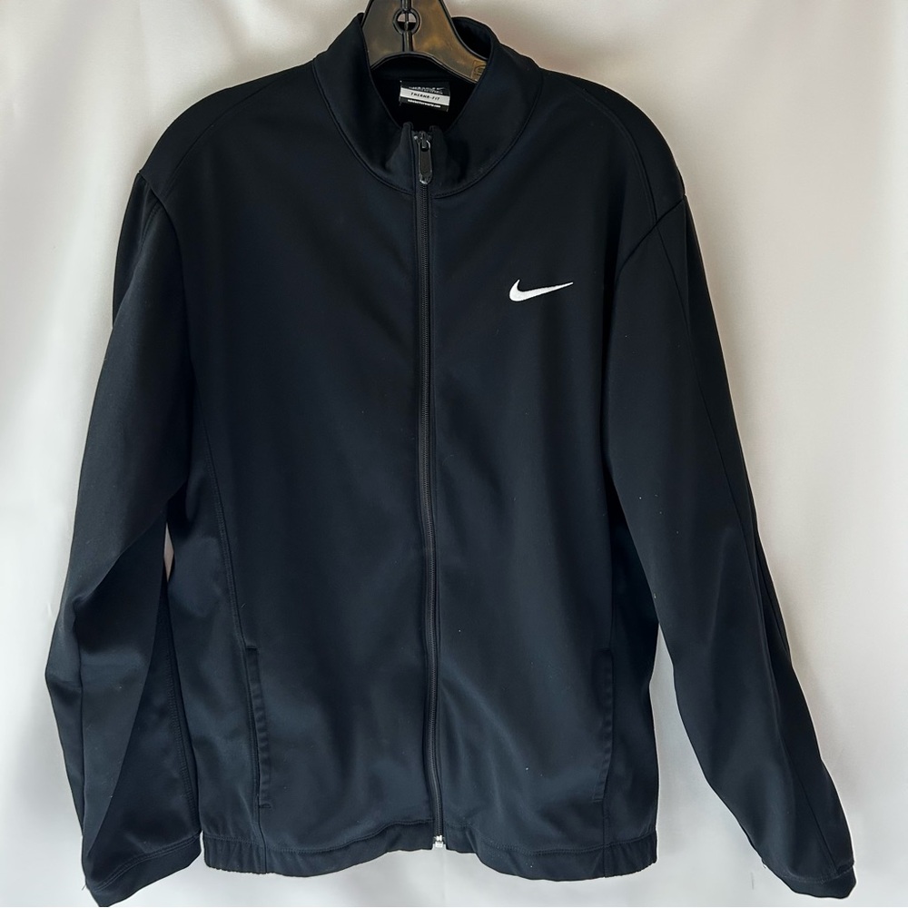 Nike Black Full Zip Therma-Fit Golf Jacket